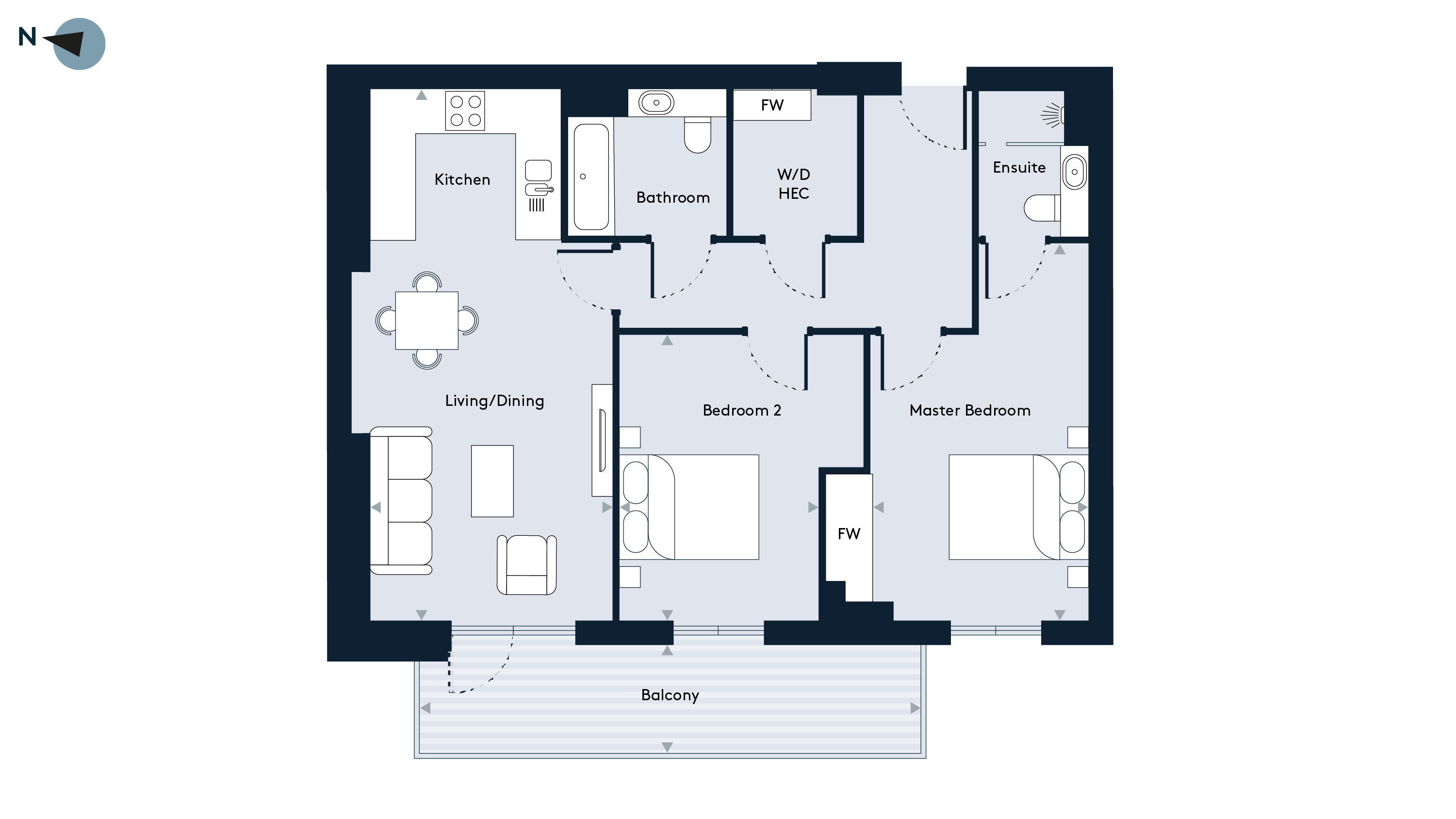 Walthamstow Floorplan Apartment 2