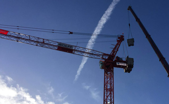 Solum Crane - Twickenham station refurbishment