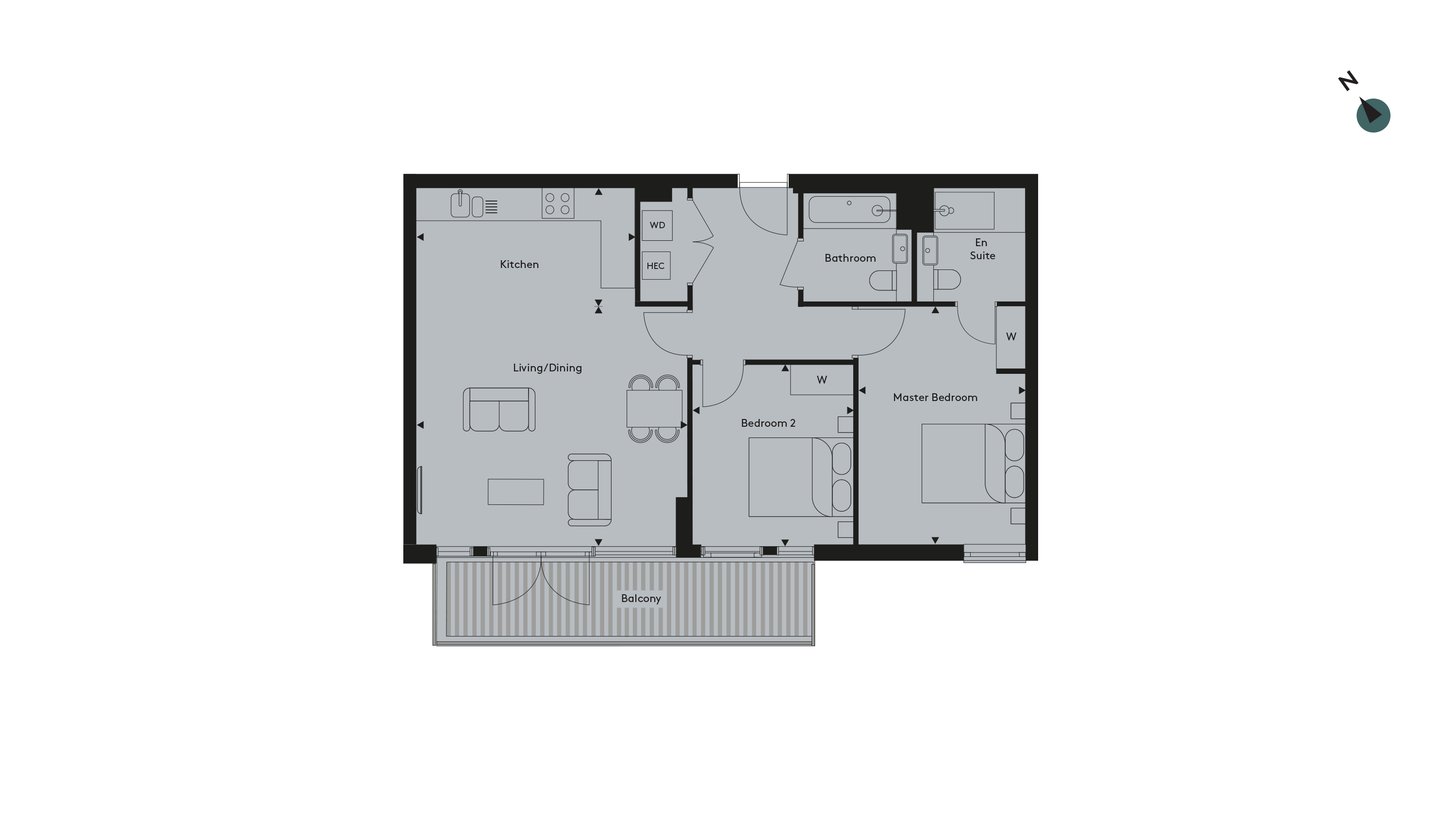 Twickenham Apartment 12 Floorplan