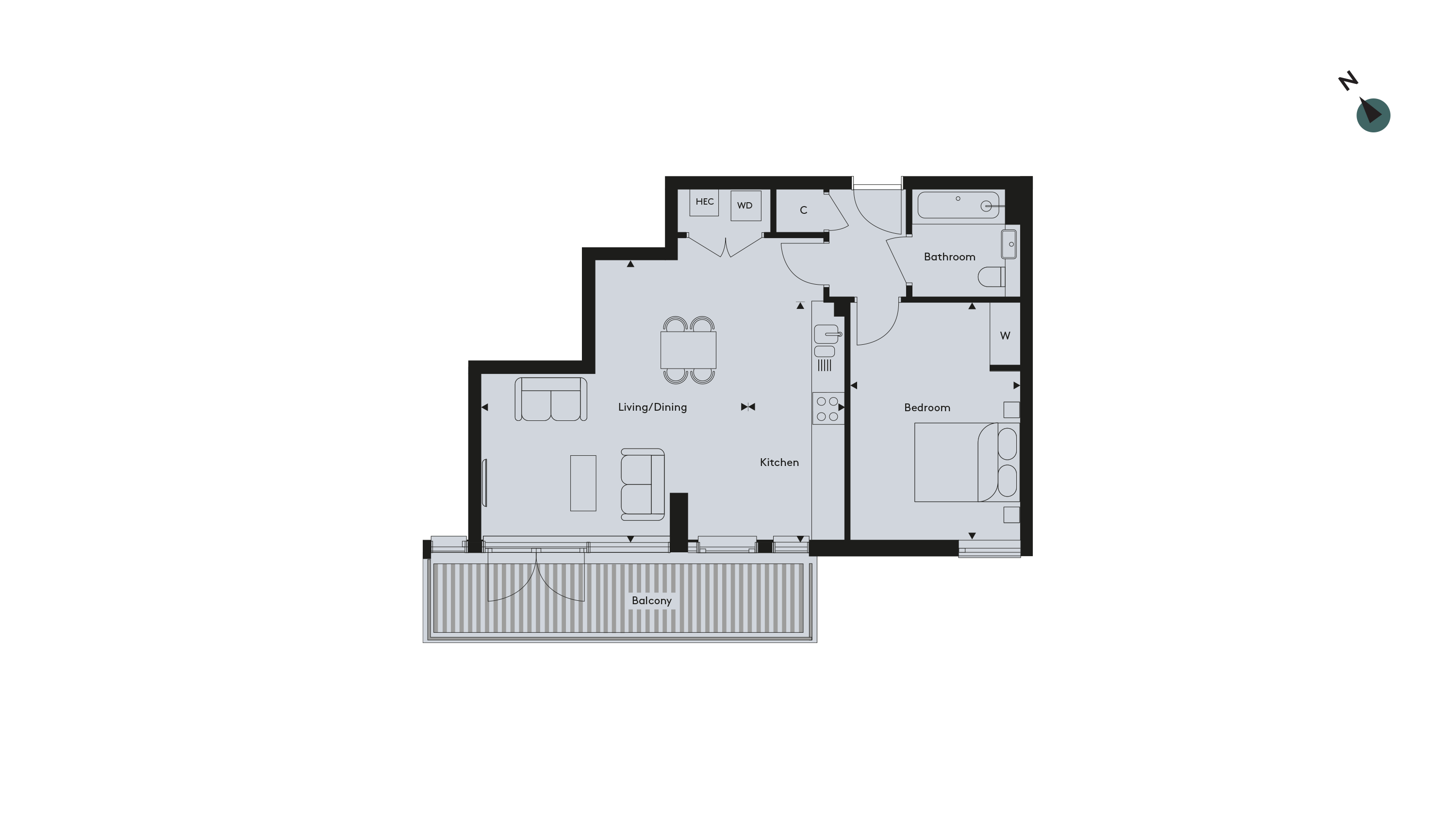 Twickenham Floorplan - Apartment 21