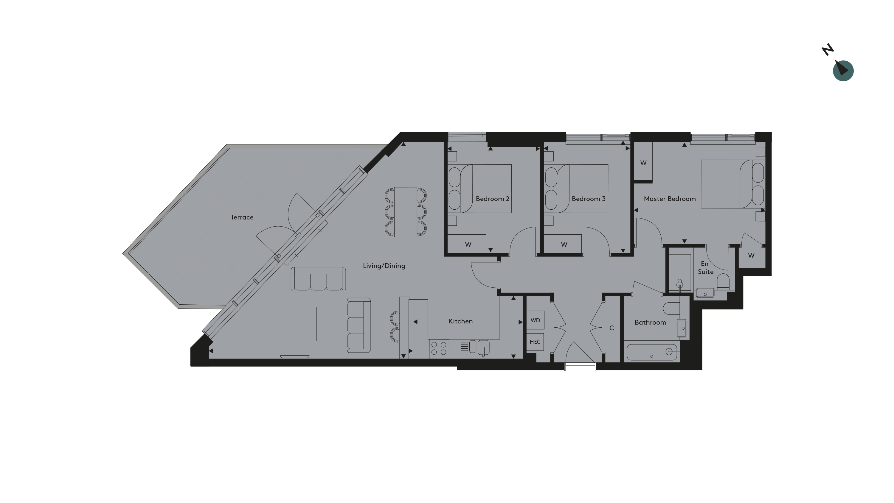 Twickenham Apartment 32 Floorplan