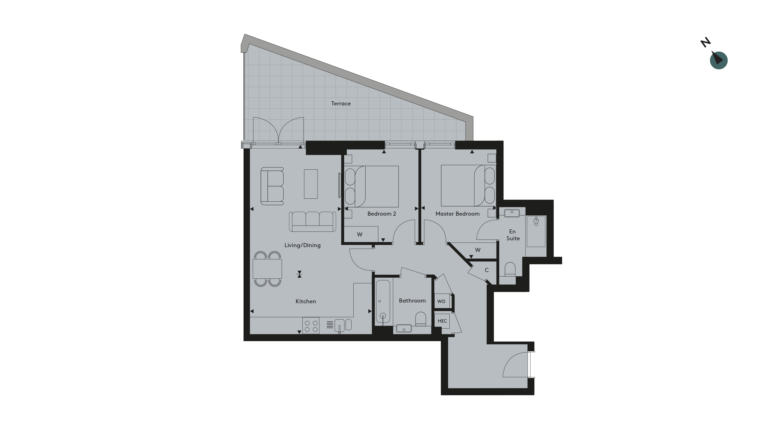 Twickenham Apartment 4 Floorplan