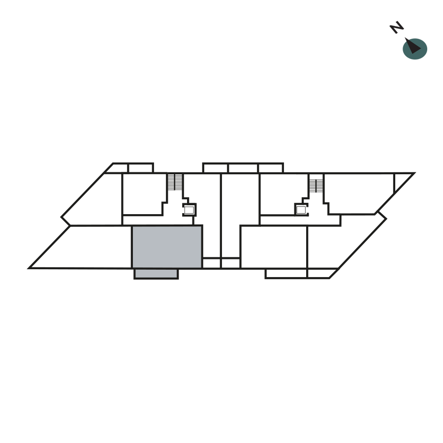 Twickenham Apartment 12 Floorplan - Internal View